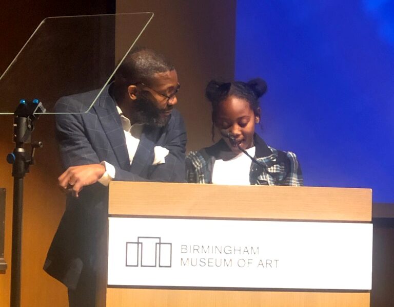 Jada H. Takes the Stage with Mayor Woodfin