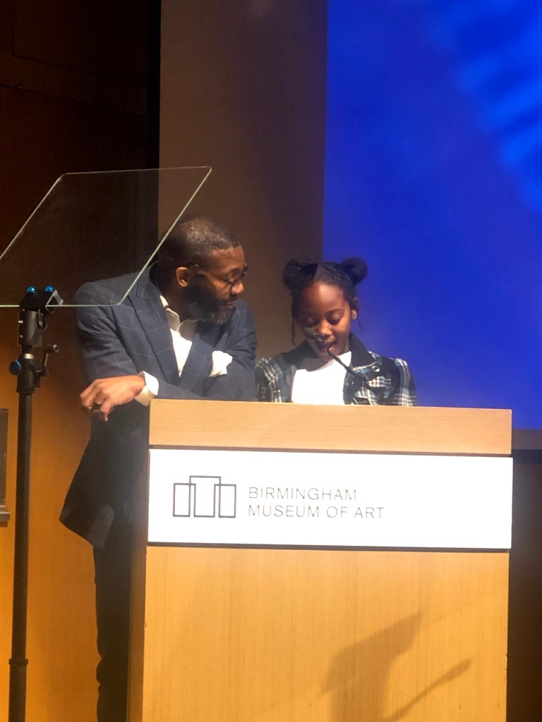 Jada H. Takes the Stage with Mayor Woodfin